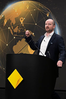 Dr Andrew McMullan, Commonwealth Bank's Chief Data & Analytics Officer