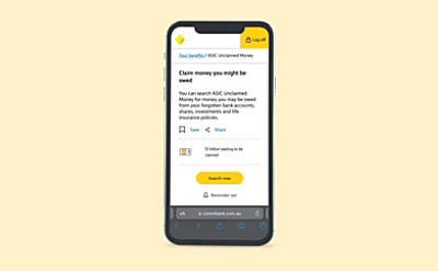 CommBank's Benefits Finder