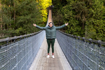 Lydia Williams at Capilano Suspension Bridge Park 