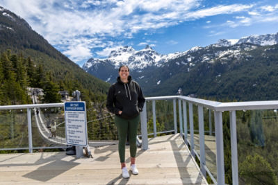 Lydia Williams travelling through Canada 