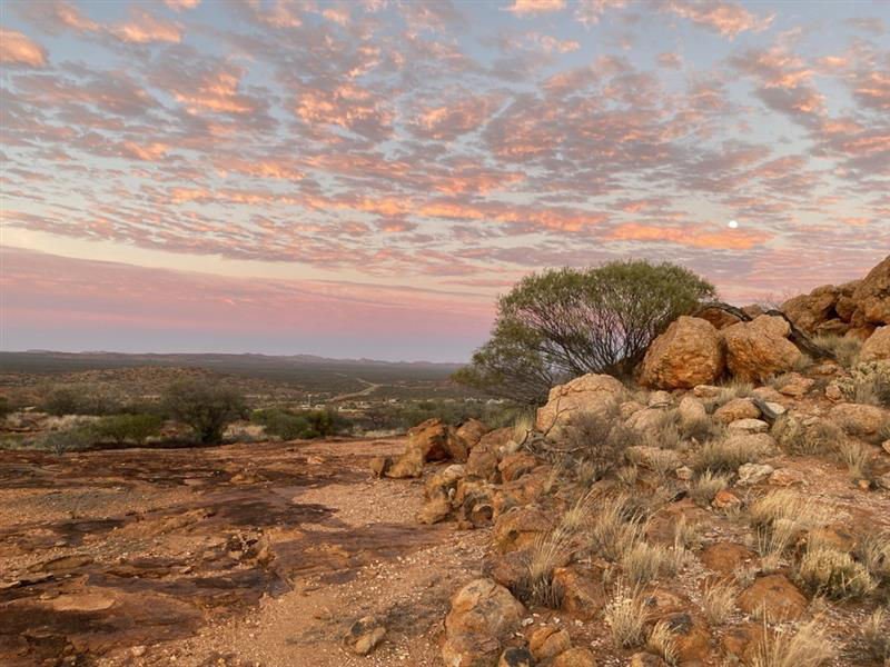 Dawn on Anangu Pitjantjatjara Yankunytjatjara (APY) Lands