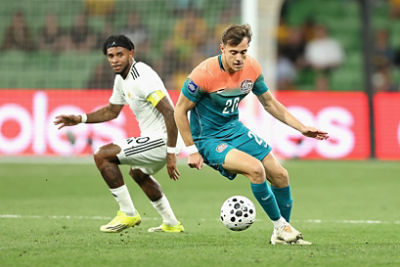 Sydney FC midfielder Paul Okon-Engstler for the CommBank Socceroos. 