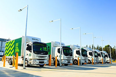 Fleet of electric vehicles