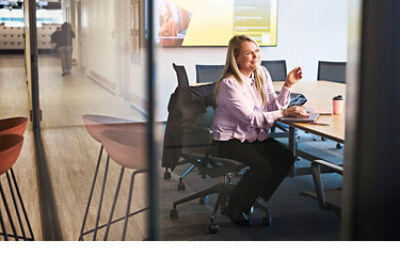 CommBank employees in a meeting