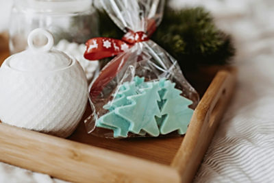 Tray with Christmas treats