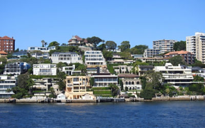 Harbourside mansions in Sydney. Picture: Adobe