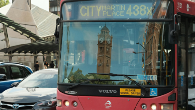 Image of a Sydney public transport bus - Photo by Callum Pastuszak on Unsplash