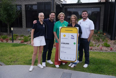 Feel the Magic team and CommBank employee, Lisa Cartwright.