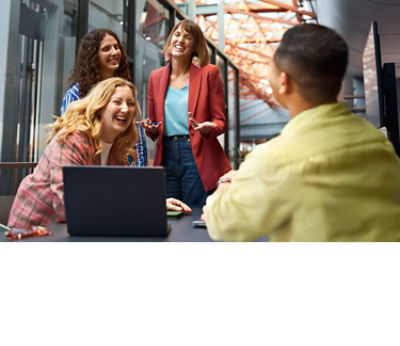 CommSec employees in a meeting