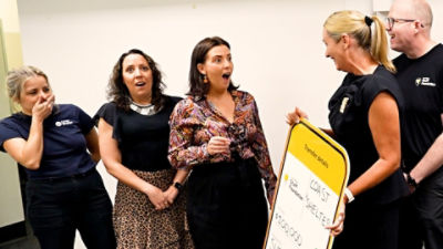 Coast Shelter receive surprise super granrt from CommBank. Image: CommBank Newsroom