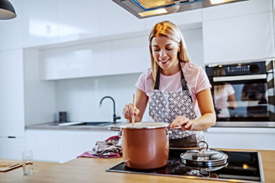 Woman in kitchen