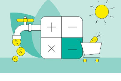 Young woman at work on her computer