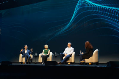 photo of momentum conference talking panel