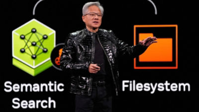 Nvidia founder and CEO Jensen Huang speaks during a Nvidia news conference ahead of the CES tech show, Monday, Jan. 5, 2026, in Las Vegas. (AP Photo/John Locher)