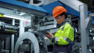 Factory worker. Credit: Adobe