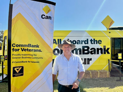 Veteran Business Community Co-Founder Peter Liston at the Hawkesbury Show