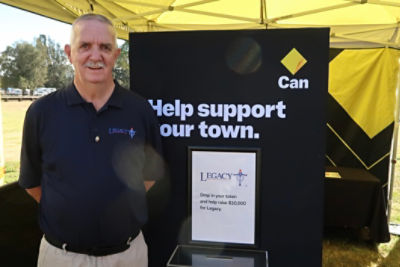 Legacy Legatee Doug Devlin at the Hawkesbury Show				