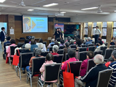 A scam education event in Hurstville, NSW.