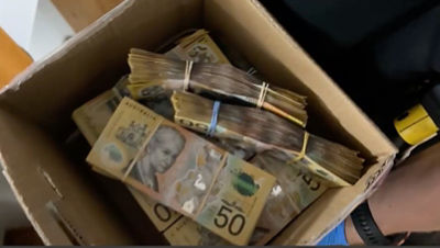 Illicit cash seized by police