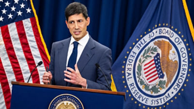 Chairman of the U.S. Federal Reserve Kevin Warsh speaks during a news conference at the U.S Federal Reserve 