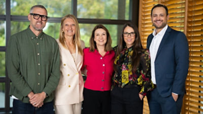 (L-R): Managing Director CBAgency Pat Crowley, Chief Marketing Officer Brand & Olympics Di Everett, Group Executive Marketing and Corporate Affairs Monique Macleod, Chief Marketing Officer Business & Institutional Banking Katreena Tyson, Chief Marketing Officer Retail Banking James Peereboom.