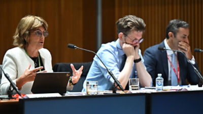 RBA governor Michele Bullock and Deputy Governor Andrew Hauser
