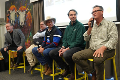 Agricultural producers and experts speak at Sheepvention 2026 in Hamilton, Vic.