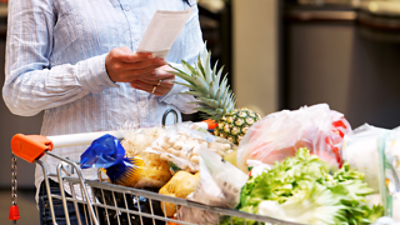 A person buying fresh produce
