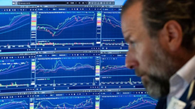 Wall Street trader. Photo: AAP.