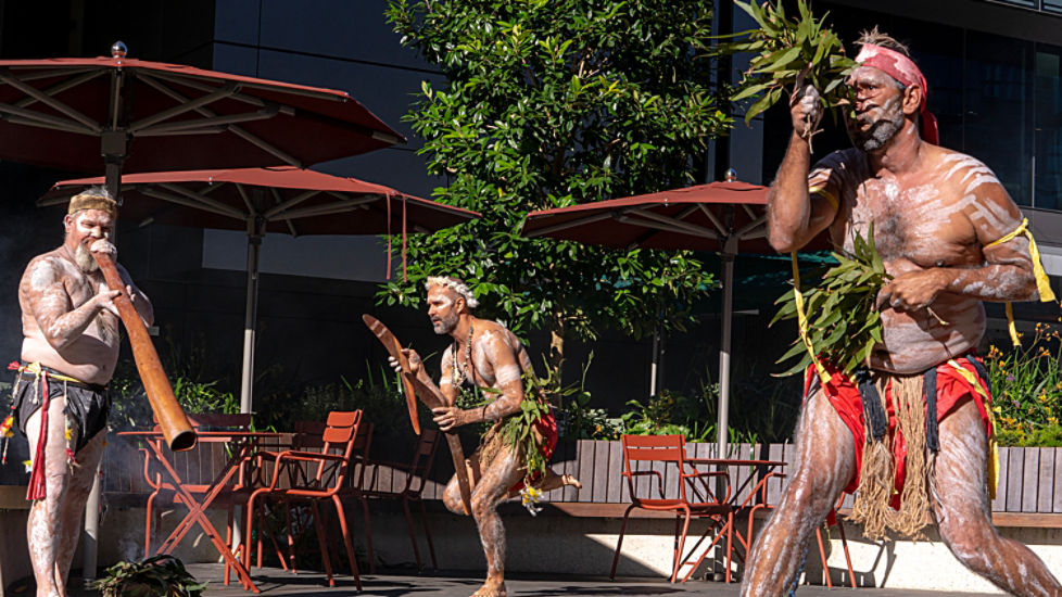 Smoking ceremony marks support of reconciliation at CommBank