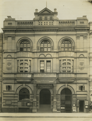 Historical image of the exterior of 49 St George Terrace in Perth