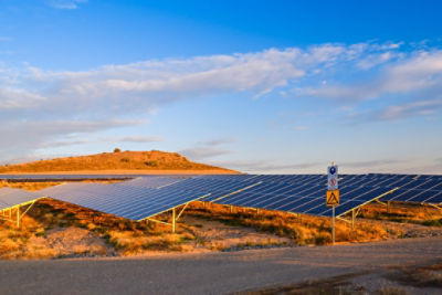 solar panels in country Australia. Credit Adobe Stock