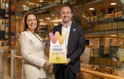 SBB EGM Bec Warren with WeMoney award 